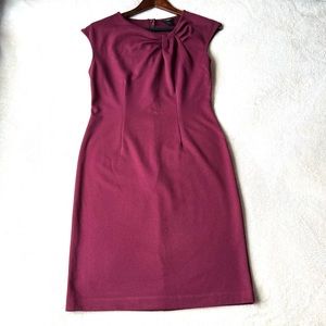 Ann Taylor Classic Burgundy Dress, Size 4